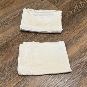 Brooklinen Mulberry‎ Silk Ivory Standard Pillow Case set of 2